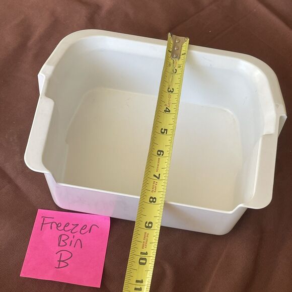 FRIGIDAIRE Side-By-Side Refrigerator White Door Freezer Replace Bin #2153905 B - Picture 9 of 12